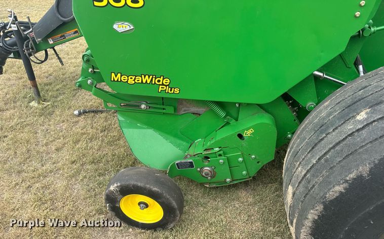 image for item ER2195 2012 John Deere 568 round baler