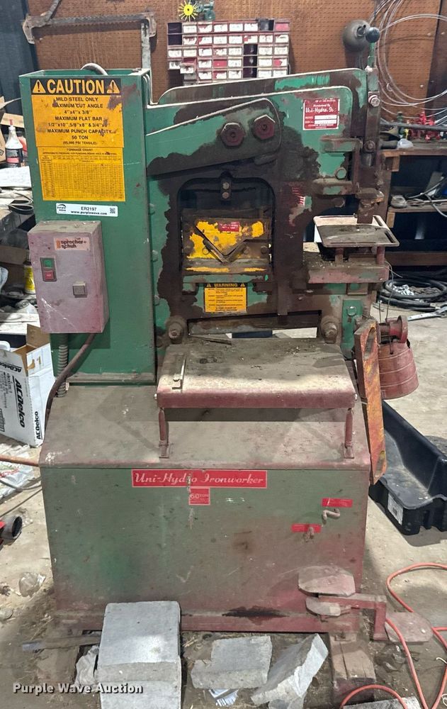 image for item ER2197 Uni-Hydro 50 ton ironworker