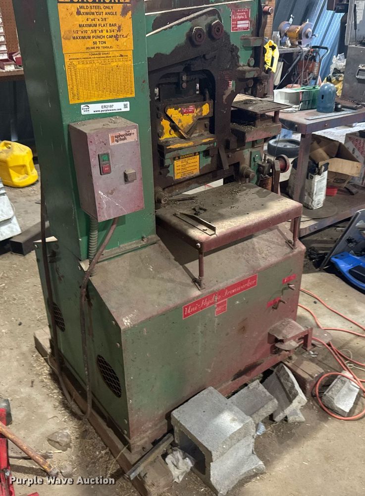 image for item ER2197 Uni-Hydro 50 ton ironworker