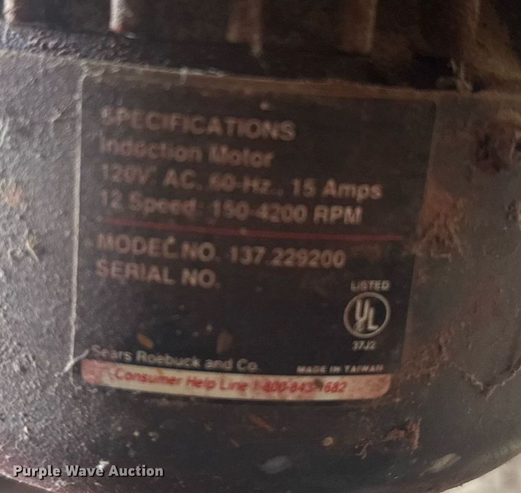 image for item ER2205 Craftsman drill press