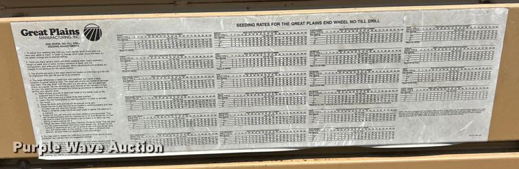 image for item ET3051 Great Plains Solid Stand 10 no-till grain drill