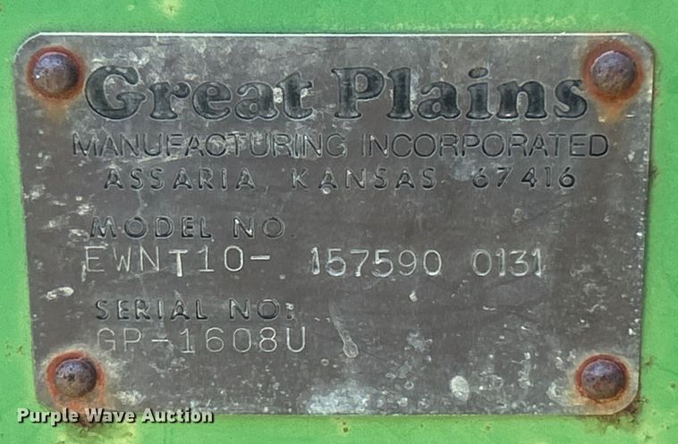 image for item ET3051 Great Plains Solid Stand 10 no-till grain drill