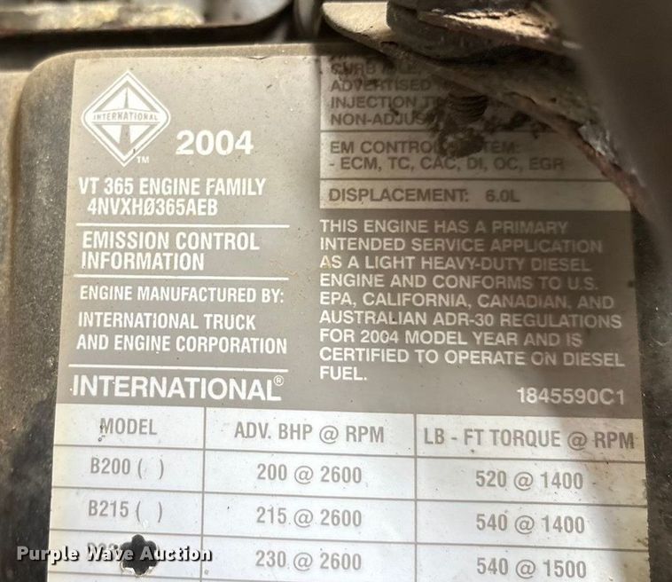 image for item EU0079 2005 Ford F650 Super Duty feed mixer truck