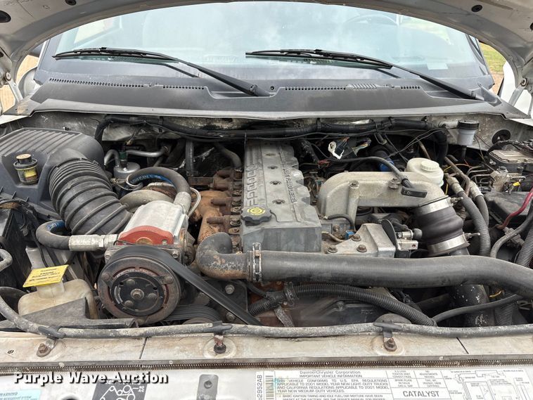 image for item EU0080 1999 Dodge Ram 3500 feed mixer pickup truck