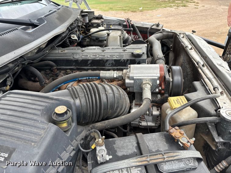 image for item EU0080 1999 Dodge Ram 3500 feed mixer pickup truck