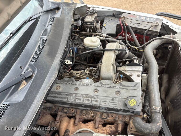 image for item EU0080 1999 Dodge Ram 3500 feed mixer pickup truck