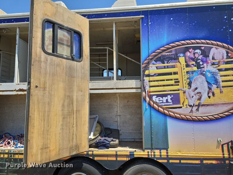 image for item EU3545 2001 Shop built horse trailer