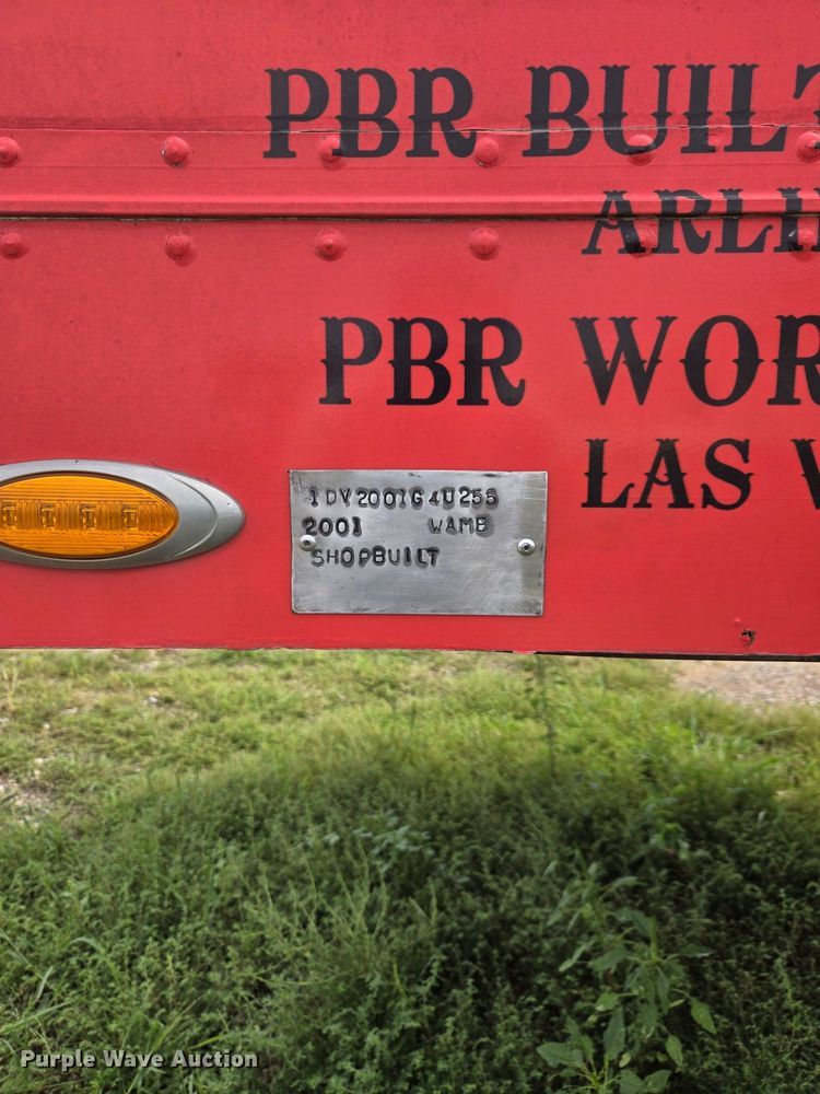 image for item EU3545 2001 Shop built horse trailer