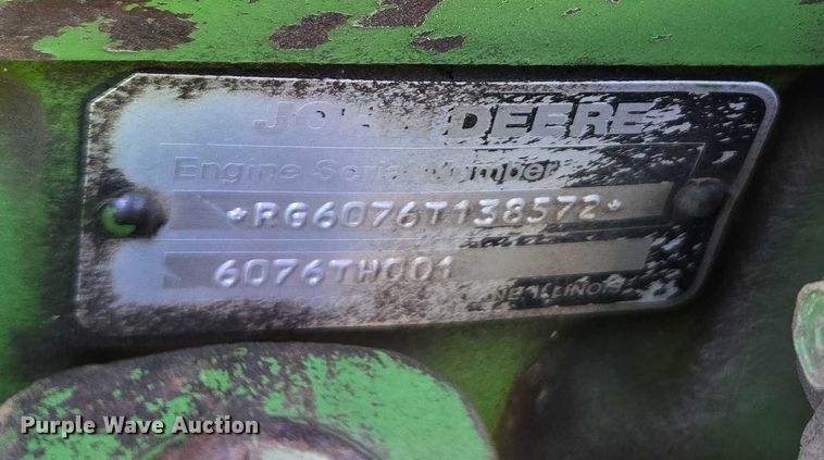 image for item EU3620 1990 John Deere 9500 combine