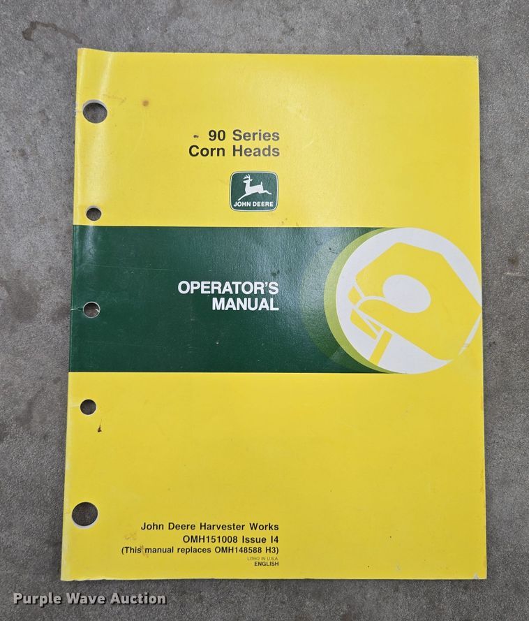 image for item EV1580 John Deere 693 corn head