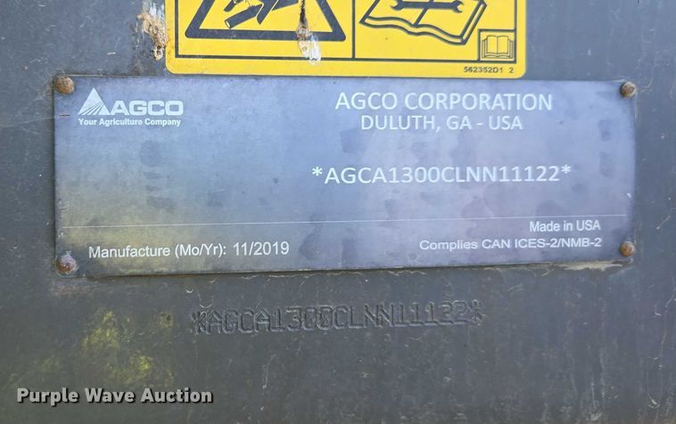 image for item YA0951 2020 Rogator RG1300C spreader