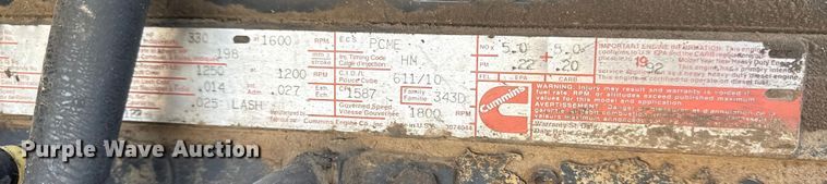 image for item DJ7767 1993 White GMC WHL semi truck