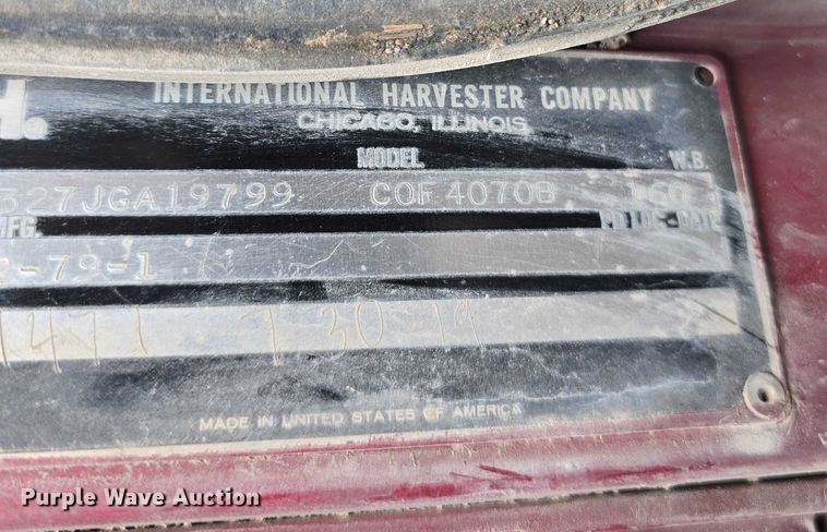 image for item DP8837 1979 International Transtar II semi truck