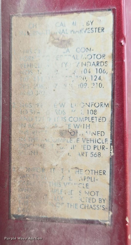 image for item DP8837 1979 International Transtar II semi truck