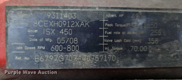 image for item DR3982 2009 Kenworth T660 semi truck