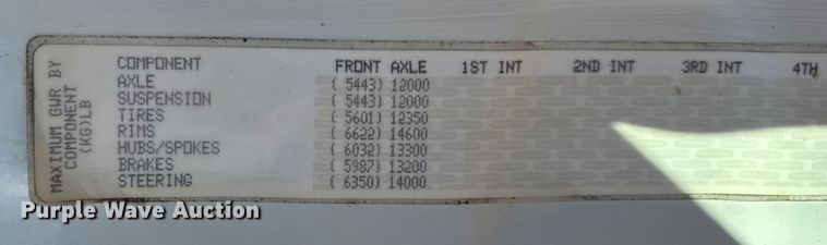 image for item DW3493 2012 Freightliner Cascadia semi truck