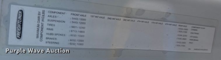 image for item DW3494 2017 Freightliner Cascadia semi truck