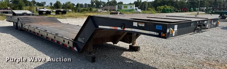 image for item DW6503 2008 Palomino MUV-ALL double drop deck hydraulic tail equipment trailer