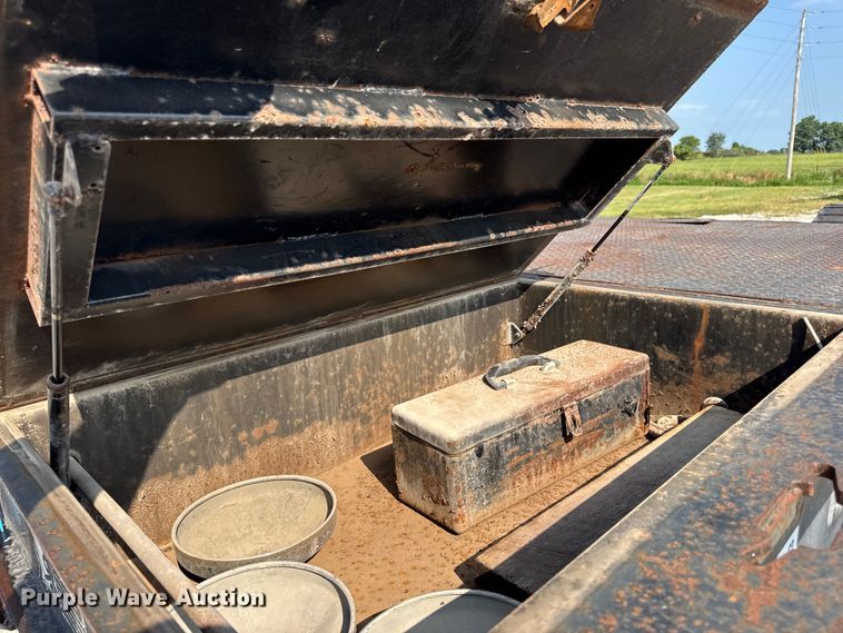 image for item DW6503 2008 Palomino MUV-ALL double drop deck hydraulic tail equipment trailer