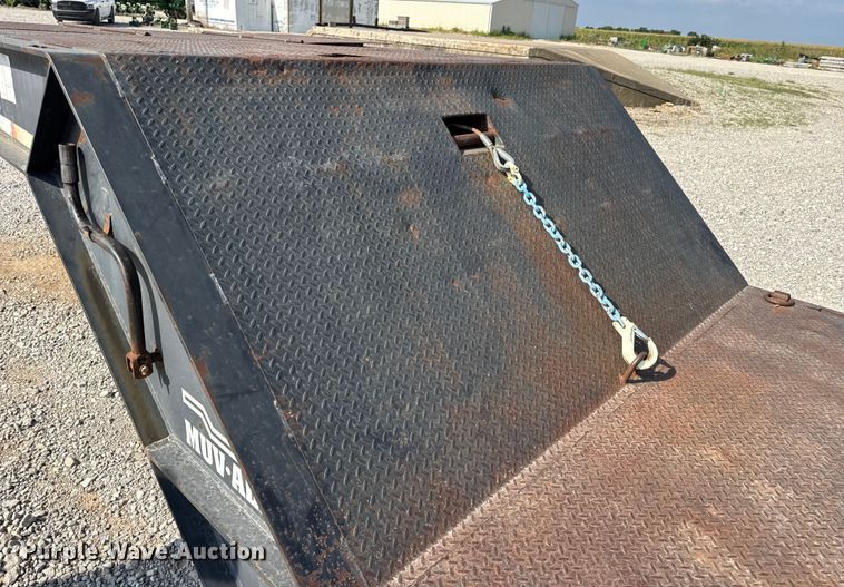 image for item DW6503 2008 Palomino MUV-ALL double drop deck hydraulic tail equipment trailer