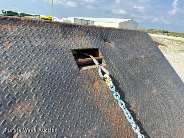 image for item DW6503 2008 Palomino MUV-ALL double drop deck hydraulic tail equipment trailer