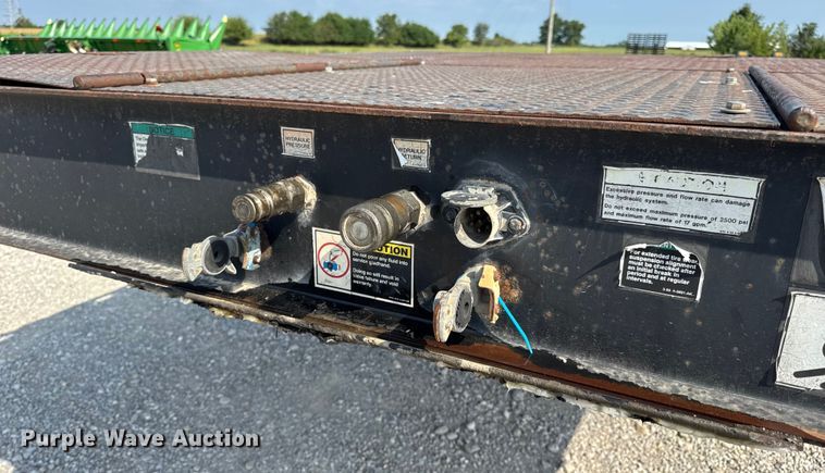 image for item DW6503 2008 Palomino MUV-ALL double drop deck hydraulic tail equipment trailer