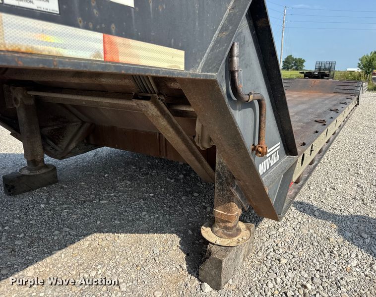 image for item DW6503 2008 Palomino MUV-ALL double drop deck hydraulic tail equipment trailer