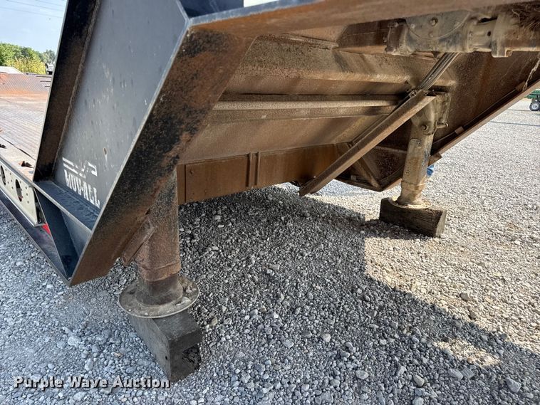 image for item DW6503 2008 Palomino MUV-ALL double drop deck hydraulic tail equipment trailer