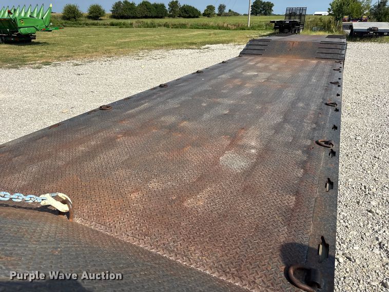 image for item DW6503 2008 Palomino MUV-ALL double drop deck hydraulic tail equipment trailer