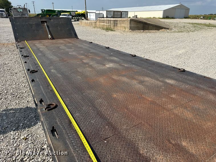 image for item DW6503 2008 Palomino MUV-ALL double drop deck hydraulic tail equipment trailer