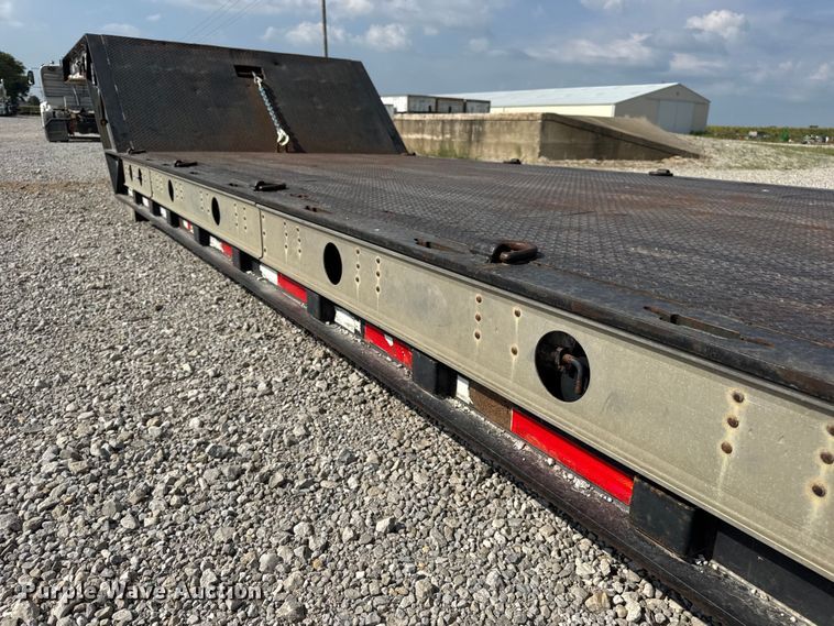 image for item DW6503 2008 Palomino MUV-ALL double drop deck hydraulic tail equipment trailer