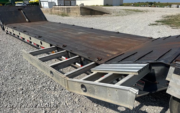 image for item DW6503 2008 Palomino MUV-ALL double drop deck hydraulic tail equipment trailer