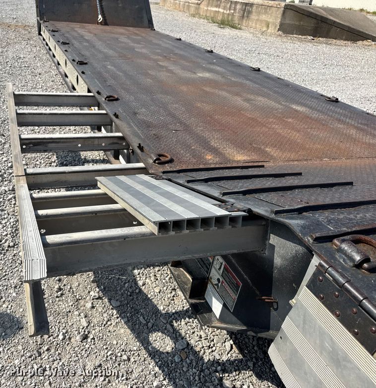 image for item DW6503 2008 Palomino MUV-ALL double drop deck hydraulic tail equipment trailer