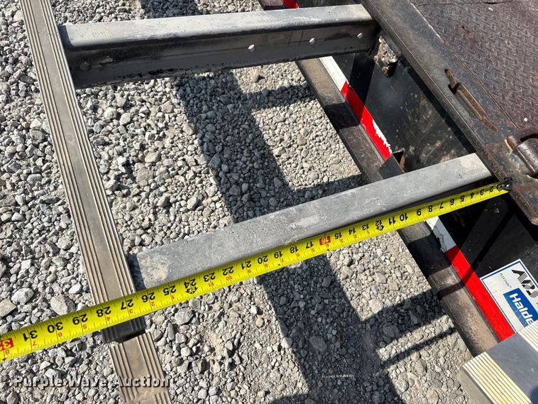 image for item DW6503 2008 Palomino MUV-ALL double drop deck hydraulic tail equipment trailer