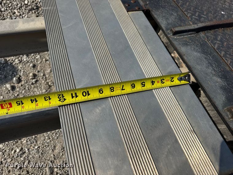 image for item DW6503 2008 Palomino MUV-ALL double drop deck hydraulic tail equipment trailer