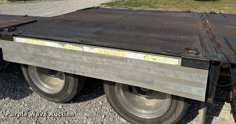 image for item DW6503 2008 Palomino MUV-ALL double drop deck hydraulic tail equipment trailer