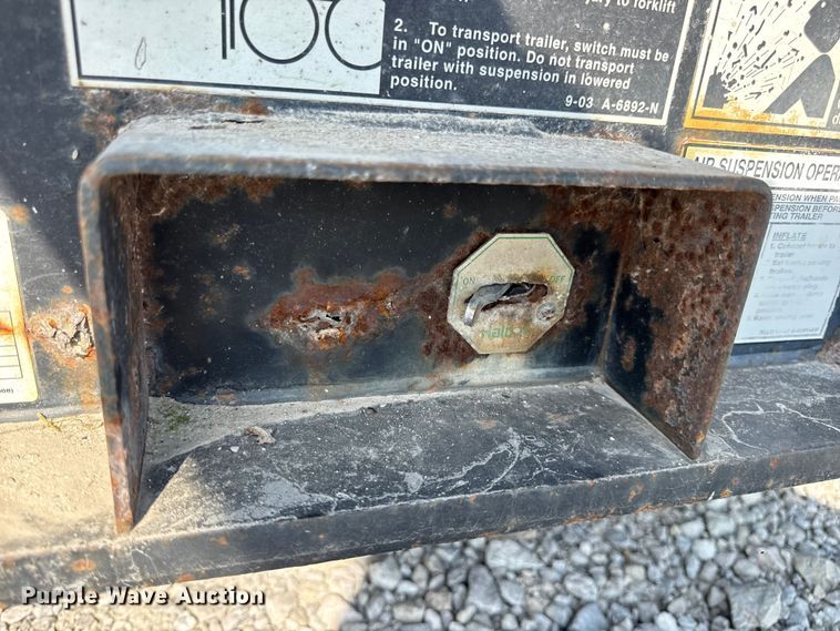 image for item DW6503 2008 Palomino MUV-ALL double drop deck hydraulic tail equipment trailer