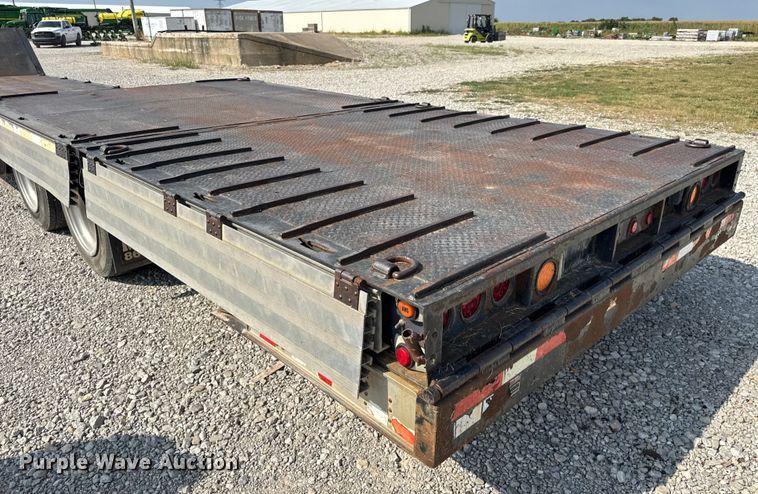 image for item DW6503 2008 Palomino MUV-ALL double drop deck hydraulic tail equipment trailer