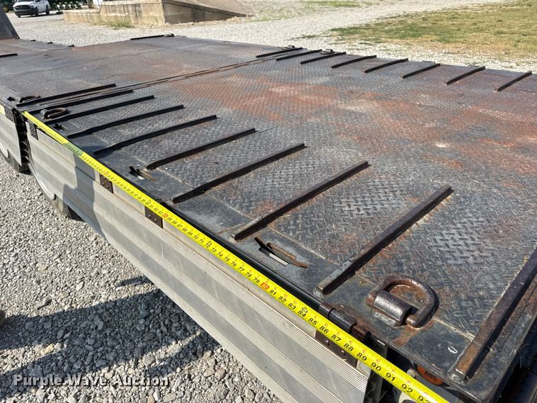 image for item DW6503 2008 Palomino MUV-ALL double drop deck hydraulic tail equipment trailer