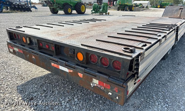 image for item DW6503 2008 Palomino MUV-ALL double drop deck hydraulic tail equipment trailer