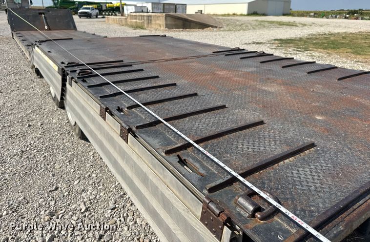 image for item DW6503 2008 Palomino MUV-ALL double drop deck hydraulic tail equipment trailer