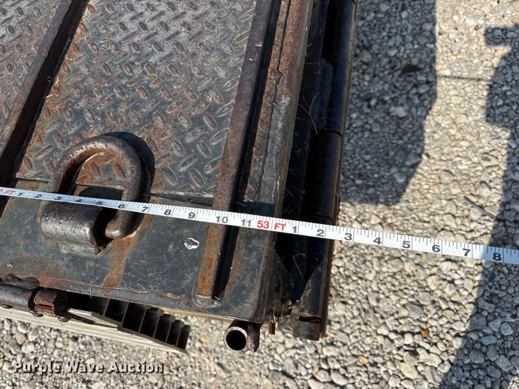 image for item DW6503 2008 Palomino MUV-ALL double drop deck hydraulic tail equipment trailer