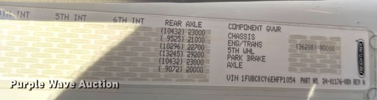 image for item DW6531 2014 Freightliner Business Class M2 semi truck