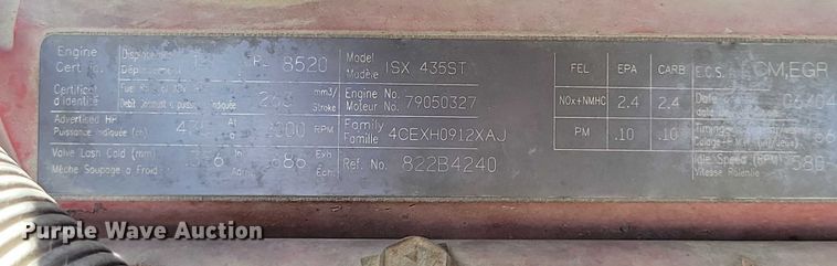 image for item DX7444 2005 International  9200i semi truck