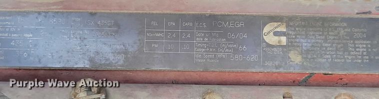 image for item DX7444 2005 International  9200i semi truck