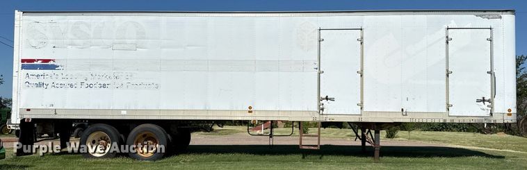 image for item DZ8582 1982 Great Dane 721TZ1B dry van trailer