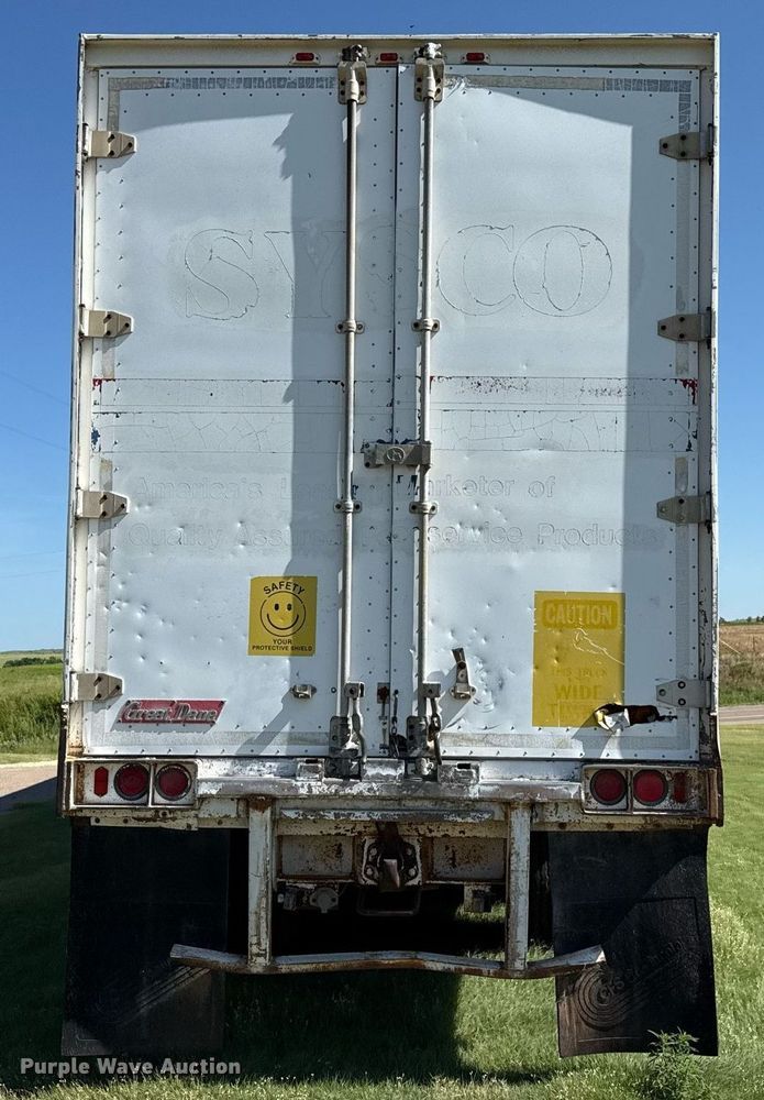 image for item DZ8582 1982 Great Dane 721TZ1B dry van trailer