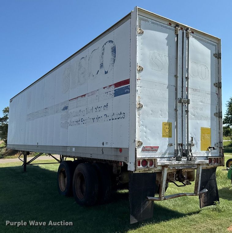 image for item DZ8582 1982 Great Dane 721TZ1B dry van trailer