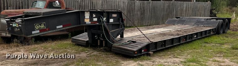 image for item EB2863 2001 Witzco Challenger RG-40 lowboy equipment trailer