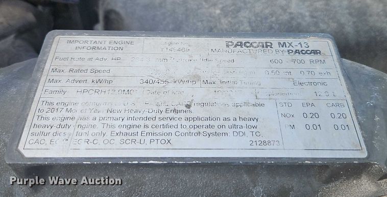 image for item EB8216 2018 Kenworth T680 semi truck